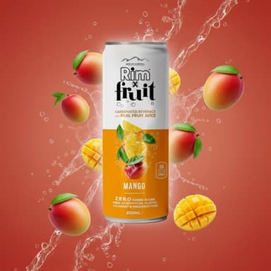 Rim x Fruit Mango Carbonated Beverage